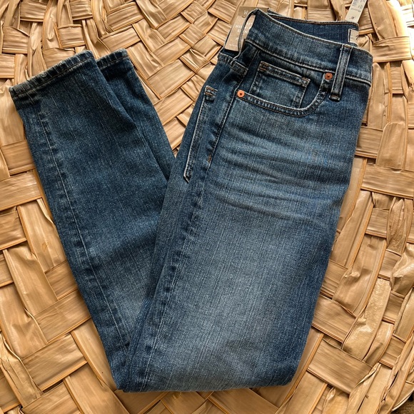 MADEWELL High Rise Skinny Jeans NWT - Picture 4 of 5